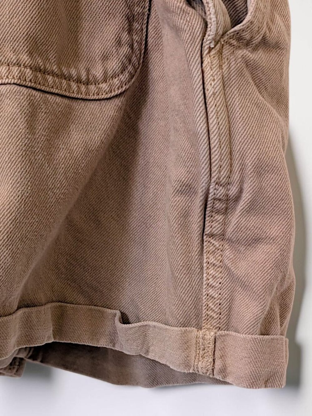 VTG 90s prairie fairy cottage kitten cat brown taupe denim overalls OS unisex - Picture 8 of 9